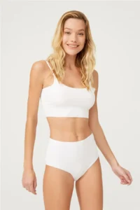 Cottonhill High Waist Basic Laser Cut Bikini Panties 5 Pack - Image 3