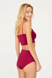 Cottonhill High Waist Basic Laser Cut Bikini Panties 5 Pack - 2 - Image 2