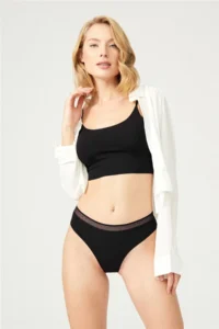 Cottonhill Basic Laser Cut Mesh Elastic Brazilian Panties 7 Pack - 2 - Image 6