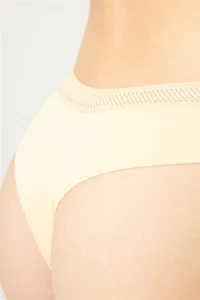 Cottonhill Basic Mesh Elastic Laser Cut Brazilian Panties 3 Pack - 3 - Image 7