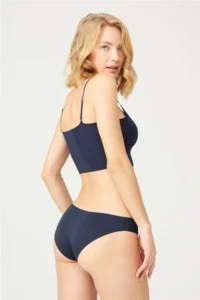 Cottonhill Basic Non-Marking Laser Cut Women's Bikini Panties 5 Pack - 2 - Image 2