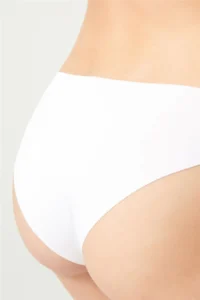 Cottonhill Basic Non-Marking Laser Cut Women's Bikini Panties 3 Pack - 4 - Image 3