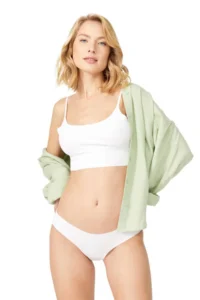 Cottonhill Basic Non-Marking Laser Cut Women's Bikini Panties 3 Pack - 4 - Image 4