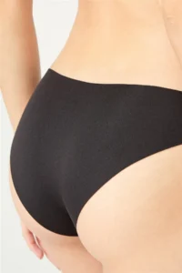 Cottonhill Basic Non-Marking Laser Cut Women's Bikini Panties 3 Pack - 4 - Image 6