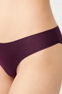 Cottonhill Basic Non-Marking Laser Cut Women's Bikini Panties 3 Pack - 5 - Image 7