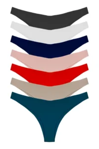 Cottonhill Basic Non-Marking Laser Cut Brazilian Panties 7 Pack