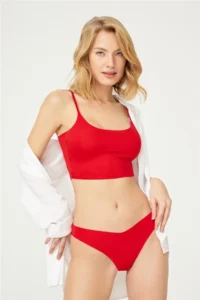 Cottonhill Basic Non-Marking Laser Cut Brazilian Panties 7 Pack - Image 5
