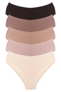 Cottonhill Cotton Wide Brim Bato Panties 5 Sets Pack