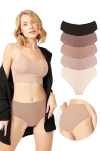 Cottonhill Cotton Wide Brim Bato Panties 5 Sets Pack - Image 2