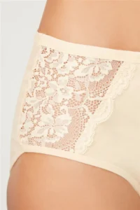 Cottonhill Lace Detailed Classic Cotton Bato Panties 3 Pack - 3 - Image 6