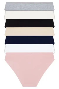 Cottonhill Basic Cotton Women Bikini Panties 7's Paket - Image 3