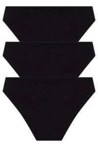 Cottonhill Basic Cotton Women Bikini Panties 3 Sets Paket - 7 - Image 3
