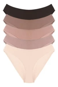 Cottonhill Cotton Women Bikini Panties 5 Sets Paket
