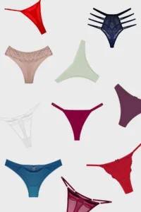 Cottonhill Women's Bikini Panties Brazilian Panties Thong Panties Mixed Pack of 5 - Image 6