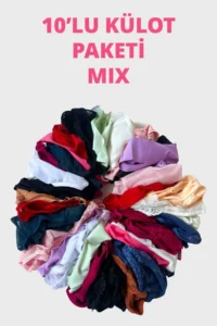 Cottonhill Women's Bikini Panties Brazilian Panties Thong Panties Mixed Pack of 10