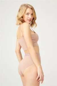 Cottonhill Basic High Waist Laser Cut Bikini Panties 5 Pack - 2 - Image 6