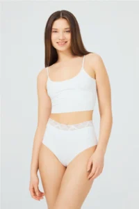 Cottonhill Basic High Waist Laser Cut Bikini Panties 5 Pack - 2 - Image 7