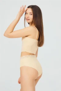 Cottonhill Basic High Waist Laser Cut Bikini Panties 7 Pack - 2 - Image 2