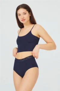 Cottonhill Basic High Waist Laser Cut Bikini Panties 7 Pack - 2 - Image 4