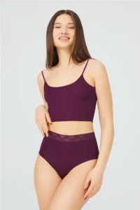 Cottonhill Basic High Waist Laser Cut Bikini Panties 7 Pack - 2 - Image 5
