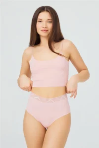 Cottonhill Basic High Waist Laser Cut Bikini Panties 7 Pack - 2 - Image 6