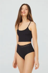 Cottonhill Basic High Waist Laser Cut Bikini Panties 7 Pack - 2 - Image 7