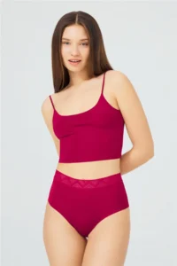 Cottonhill Basic High Waist Laser Cut Bikini Panties 7 Pack - 2 - Image 8