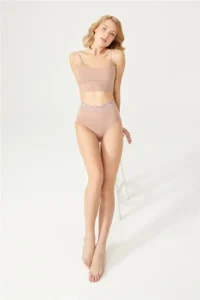 Cottonhill Basic High Waist Laser Cut Bikini Panties 7 Pack - Image 4