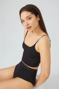 Cottonhill Basic High Waist Laser Cut Bikini Panties 7 Pack - Image 8