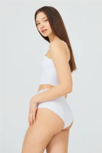 Cottonhill Basic High Waist Laser Cut Bikini Panties 3 Pack - 3 - Image 2