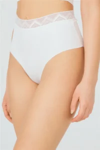 Cottonhill Basic High Waist Laser Cut Bikini Panties 3 Pack - Image 4