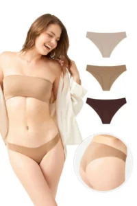 Cottonhill Laser Cutting Women Bikini Panties 3 Sets Paket-2 - Image 2
