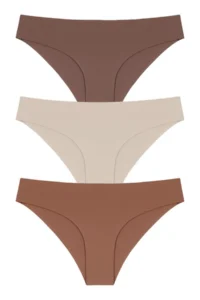 Cottonhill Laser Cutting Women Bikini Panties 3 Sets Paket-3