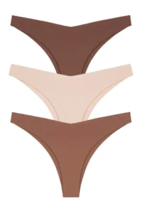 Cottonhill Laser Cutting Women Brezilya Panties 3 Sets Paket-3