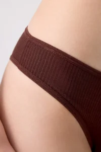 Cottonhill Women Ribbed Camisole Brezilya Panties 5 Sets Paket-2 - Image 3