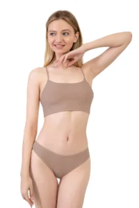 Cottonhill Women Ribbed Camisole Brezilya Panties 5 Sets Paket-2 - Image 5