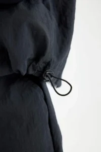 DeFacto Boy's Oversize Wide Fit Zipper Collar Parachute Long Sleeve Shirt - Image 4