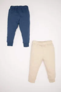 DeFacto Baby Boy Elastic Waist Printed 2-Piece Sweatpants 24AU - Image 4