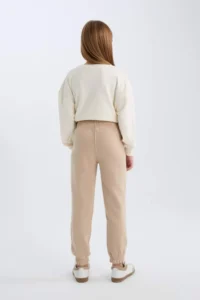 DeFacto Girl's Elastic Waist Jogger Sweatpants - Image 5