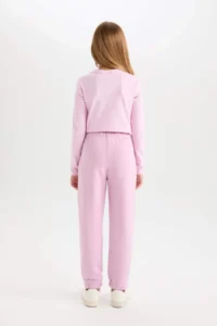 DeFacto Girl's Elastic Waist Jogger Sweatpants - Image 6