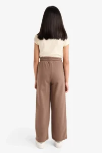 DeFacto Girl's Wide Leg Sweatpants with Elastic Waist - Image 6