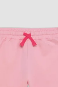DeFacto Girls' Elastic Waist Basic Plain Shorts - Image 8