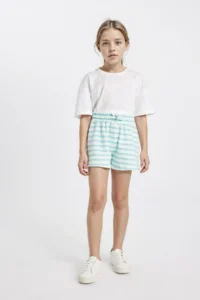 DeFacto Striped Shorts Girls'