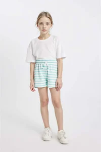 DeFacto Striped Shorts Girls' - Image 2