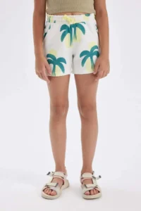 DeFacto Patterned Shorts Girls' - Image 4