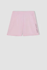 DeFacto Printed Elastic Waist Shorts Girls' - Image 6