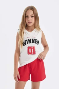 DeFacto Weaving Etiketli Shorts Girls' - Image 3
