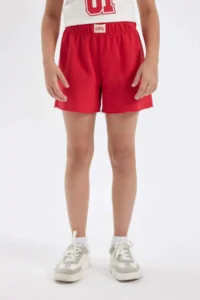 DeFacto Weaving Etiketli Shorts Girls' - Image 4