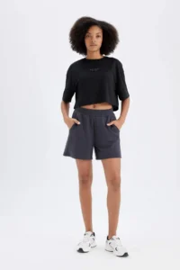 DeFacto Standard Fit Sportsman Short Leg Modal Shorts - Image 2