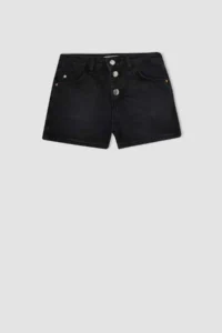 DeFacto Mom Fit Jeans Shorts Girls' - Image 8